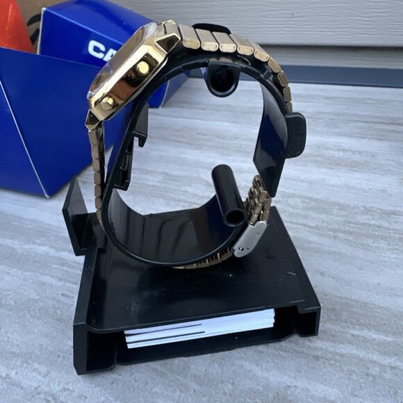 Casio Women's Quartz Digital Gold-Tone Band 20mm Watch LA670WGA-9 | Retro USA - Picture 5 of 8